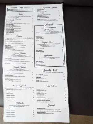 Menu photo 2 Tabu Sushi Bar & Grill Santee, CA Menu photo 2 Tabu Sushi Bar & Grill Santee, CA