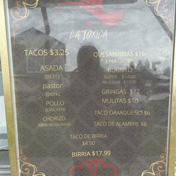 La Toxica Birriera/Catering - the menu - Tacos Near Me - Napa, California La Toxica Birriera/Catering - the menu - Tacos Near Me - Napa, California