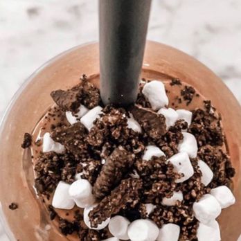 Pulse Nutrition - a chocolate mousse with marshmallows - Juice Bars & Smoothies Near Me - Dexter, Michigan Pulse Nutrition - a chocolate mousse with marshmallows - Juice Bars & Smoothies Near Me - Dexter, Michigan