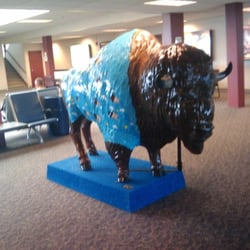 Natrona County Government Airport - They do love their buffalos in Wyoming.