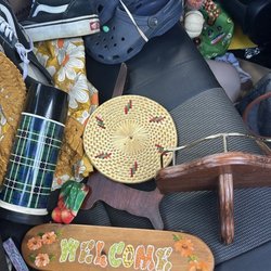 Goodwill Industries - Vans shoes, kids crocs, vintage thermos, and other retro knickknacks