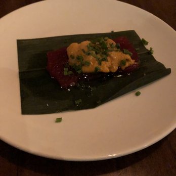 COD Restaurant - Bluefin Tuna on top of Fresh Uni - Seafood Near Me - Los Angeles, California COD Restaurant - Bluefin Tuna on top of Fresh Uni - Seafood Near Me - Los Angeles, California