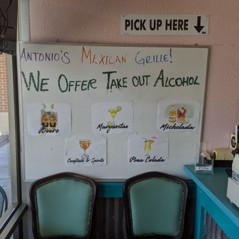 Antonio’s Mexican Grille - They offer takeout alcohol - Mexican Near Me - Houston, Texas