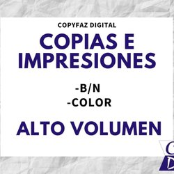 Copyfaz Digital Hueso - Hacemos descuento por volumen en todos los servicios!