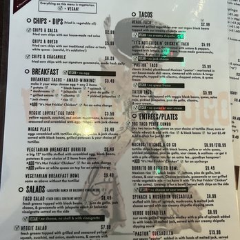 Tacos A Go Go Oak Forest - Vegan menu - Tex-Mex Near Me - Houston, Texas