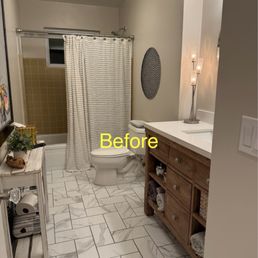 Guest bathroom before