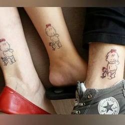 Família Moraes Tattoo - Minha mãe, eu e meu irmão fizemos a tattoo em homenagem ao meu pai! Jack fez um trabalho delicado e lindoo!