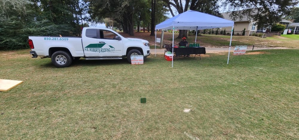 Slide of H.E. Roberts Roofing