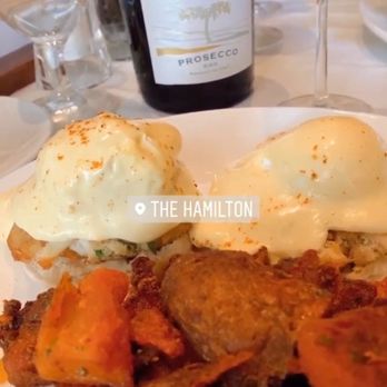 The Hamilton - CRAB CAKE BENEDICT. - Seafood Near Me - Washington, DC, District of Columbia The Hamilton - CRAB CAKE BENEDICT. - Seafood Near Me - Washington, DC, District of Columbia