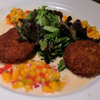 Yard House - Crab cakes in a mango sauce - New American Near Me - Costa Mesa, California