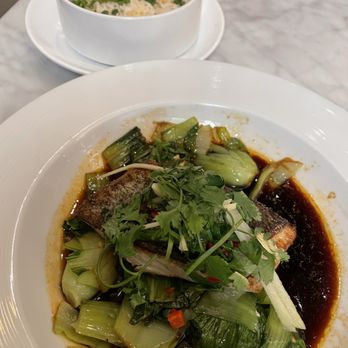 et al. - Steamed fish and garlic rice- Grilled Kona Kampachi - Breakfast & Brunch Near Me - Honolulu, Hawaii