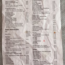 Hungry Bear Diner - Menu