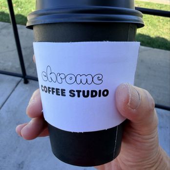 Chrome Coffee Studio - I like the logo design. Hmm I may need a manicure or something. - Coffee & Tea Near Me - Torrance, California