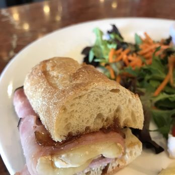 Greens on Tenth - Ham and Brie sandwich with a salad. - Venues & Event Spaces Near Me - Modesto, California