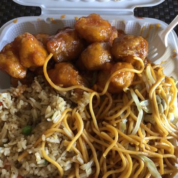 Pots n' Woks - Vegan Orange Chicken combo - Chinese Near Me - Whittier, California