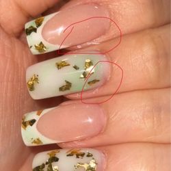 Nail Bar - Art doesn't go to the top of my follicle.