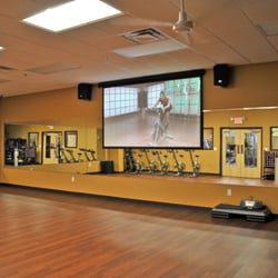 Anytime Fitness - Group X Room offers live and virtual classes 24/7!