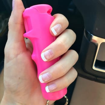 Sugar Nails & Lashes - Basic French while I brainstorm my next design. Yes, I carry pepper spray. Safety first. - Nail Salons Near Me - Orange, California Sugar Nails & Lashes - Basic French while I brainstorm my next design. Yes, I carry pepper spray. Safety first. - Nail Salons Near Me - Orange, California