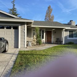 Nordell Painting - Fixed chimney stucco and 2 boards on right front of house.