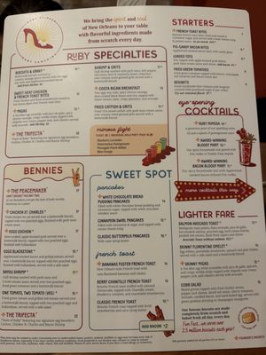 Menu photo 2 Ruby Slipper Decatur New Orleans, LA Menu photo 2 Ruby Slipper Decatur New Orleans, LA