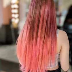 Pink balayage/ ombre
