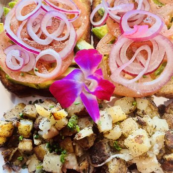 The Yard - Newark - Lupita Avocado Toast and home fries...such a generous portion and very tasty. - American Near Me - Newark, New Jersey