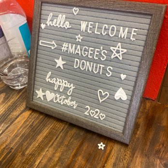 Magee's Donuts - a sign that says hello welcome to magees and donuts - Donuts Near Me - Los Angeles, California Magee's Donuts - a sign that says hello welcome to magees and donuts - Donuts Near Me - Los Angeles, California