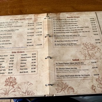 Sam Pho - Menu - Vietnamese Near Me - Wahiawa, Hawaii