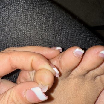 Nail Time - This is 4 days after they did the acrylics on my toes. - Nail Salons Near Me - Fayetteville, North Carolina Nail Time - This is 4 days after they did the acrylics on my toes. - Nail Salons Near Me - Fayetteville, North Carolina