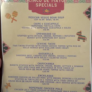 The Pizza Pub Restaurant - Cinco de Mayo specials menu - Pizza Near Me - Ironia, New Jersey The Pizza Pub Restaurant - Cinco de Mayo specials menu - Pizza Near Me - Ironia, New Jersey