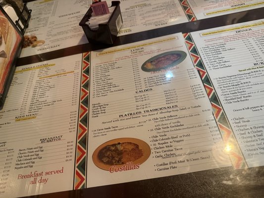 Menu photo 1 Casa Maria Clovis, CA