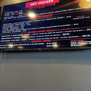 Red Claws Crab Shack - Chicken menu - Seafood Near Me - Fort Worth, Texas Red Claws Crab Shack - Chicken menu - Seafood Near Me - Fort Worth, Texas