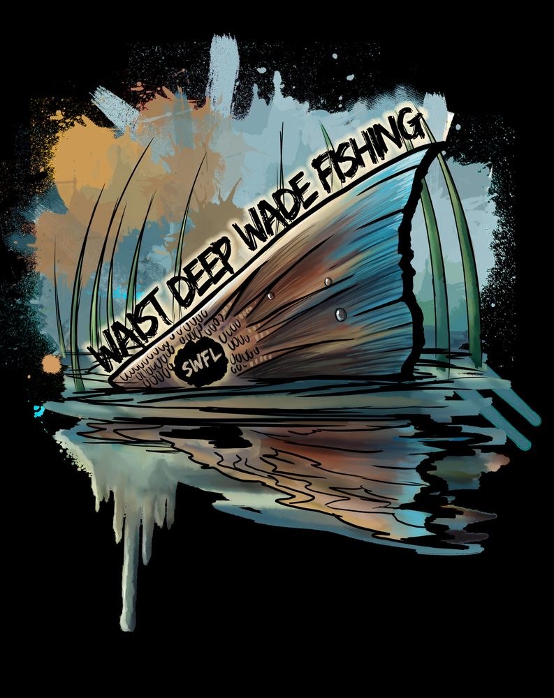 Waist deep Wadefishing Guide Logo