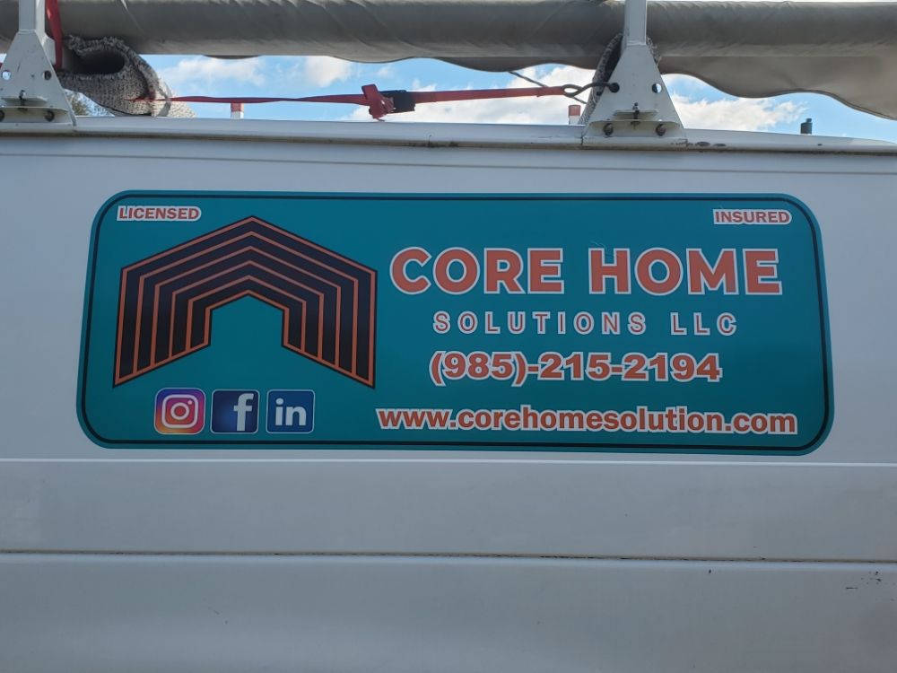 Slide of Core Home Solutions