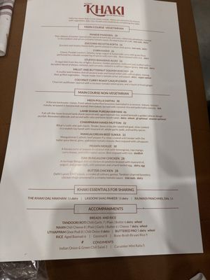 Menu photo 6 Khaki San Ramon, CA