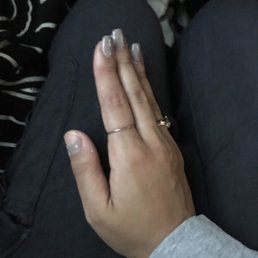 Chipped nail polish and half of new Tip came off after THREE DAYS! Chipped nail polish and half of new Tip came off after THREE DAYS!