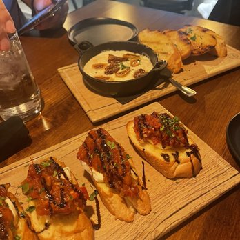 Collina - Bruschetta and baked goat cheese - New American Near Me - St. Louis, Missouri Collina - Bruschetta and baked goat cheese - New American Near Me - St. Louis, Missouri