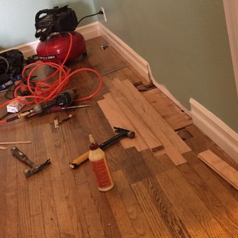 Restore Your Floor Hardwood Flooring - In the process of fixing the furnace hole. - Flooring Near Me Restore Your Floor Hardwood Flooring - In the process of fixing the furnace hole. - Flooring Near Me