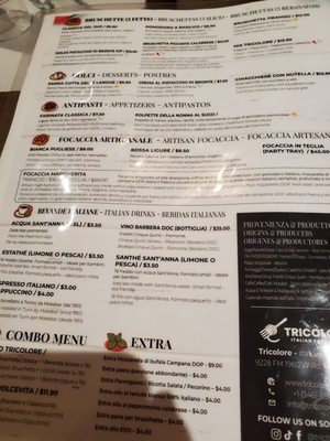 Menu photo 2 Tricolore Houston, TX Menu photo 2 Tricolore Houston, TX