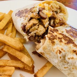 Rancho Los Primos Restaurant - Chicken Burrito