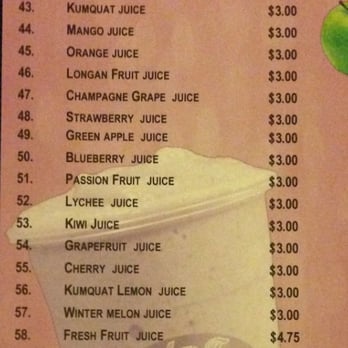 Boba Tea - Juice Menu - Bubble Tea Near Me - San Antonio, Texas