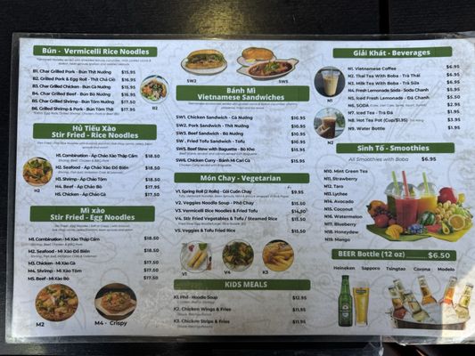 Menu photo 2 Pho Bo San Diego, CA