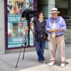 Washington Photo Safari - Pat Collins and crew member DC 4 News.