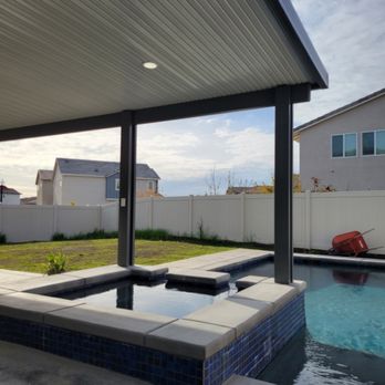 Patio Covers Plus - Custom build around a pool - Patio Coverings Near Me - Newport, Tennessee Patio Covers Plus - Custom build around a pool - Patio Coverings Near Me - Newport, Tennessee