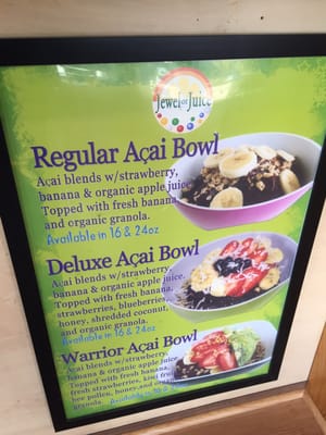 Menu photo 8 Jewel or Juice Honolulu, HI