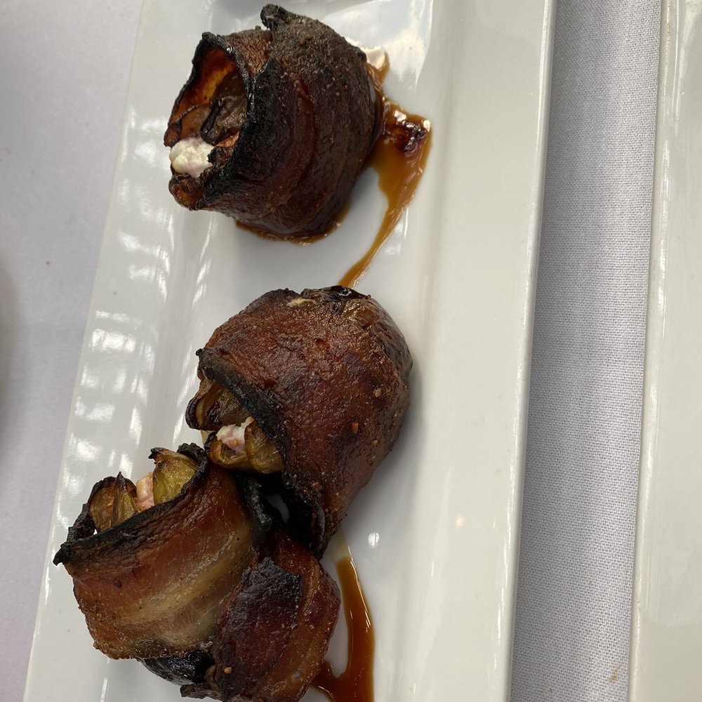 Winds Cafe - Bacon wrapped dates - American Near Me - Yellow Springs, Ohio Winds Cafe - Bacon wrapped dates - American Near Me - Yellow Springs, Ohio