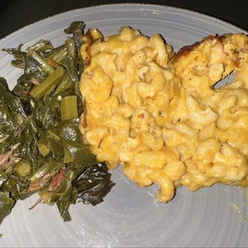 Illusions Restaurant and Bar - Collard Greens and Five Cheese Macaroni - Cocktail Bars Near Me - Glen Burnie, Maryland