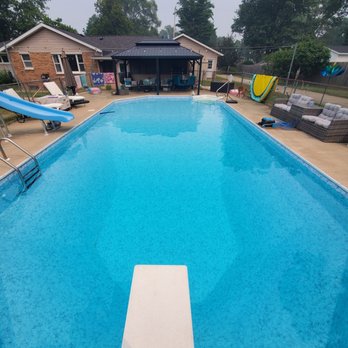 Southern Michigan Pool Pros - The day after install! - Hot Tub & Pool Near Me - Battle Creek, Michigan Southern Michigan Pool Pros - The day after install! - Hot Tub & Pool Near Me - Battle Creek, Michigan
