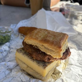 honey bee’s biscuit + good eats - Chicken chorizo sausage biscuit - Breakfast & Brunch Near Me - Kirkwood, Missouri honey bee’s biscuit + good eats - Chicken chorizo sausage biscuit - Breakfast & Brunch Near Me - Kirkwood, Missouri