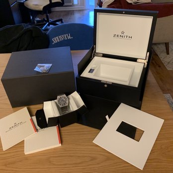 Jaztime - Zenith defy classic skeleton. Jaztime 2.5k trade in value. The WatchBox 4.5k - Watches Near Me - Newport Beach, California